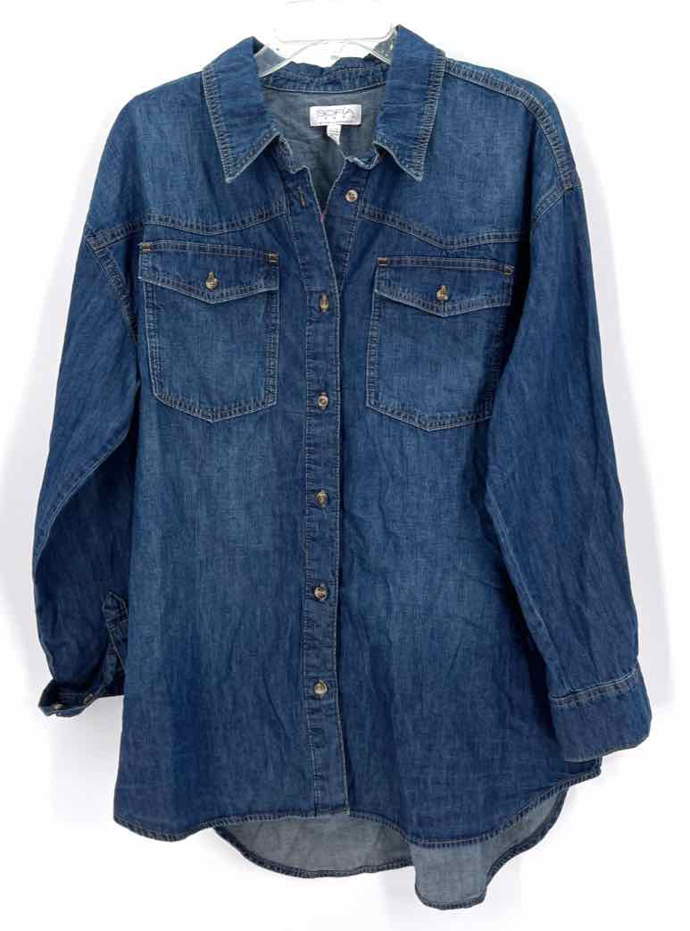 Size L SOFIA VERGARA Denim Shirt