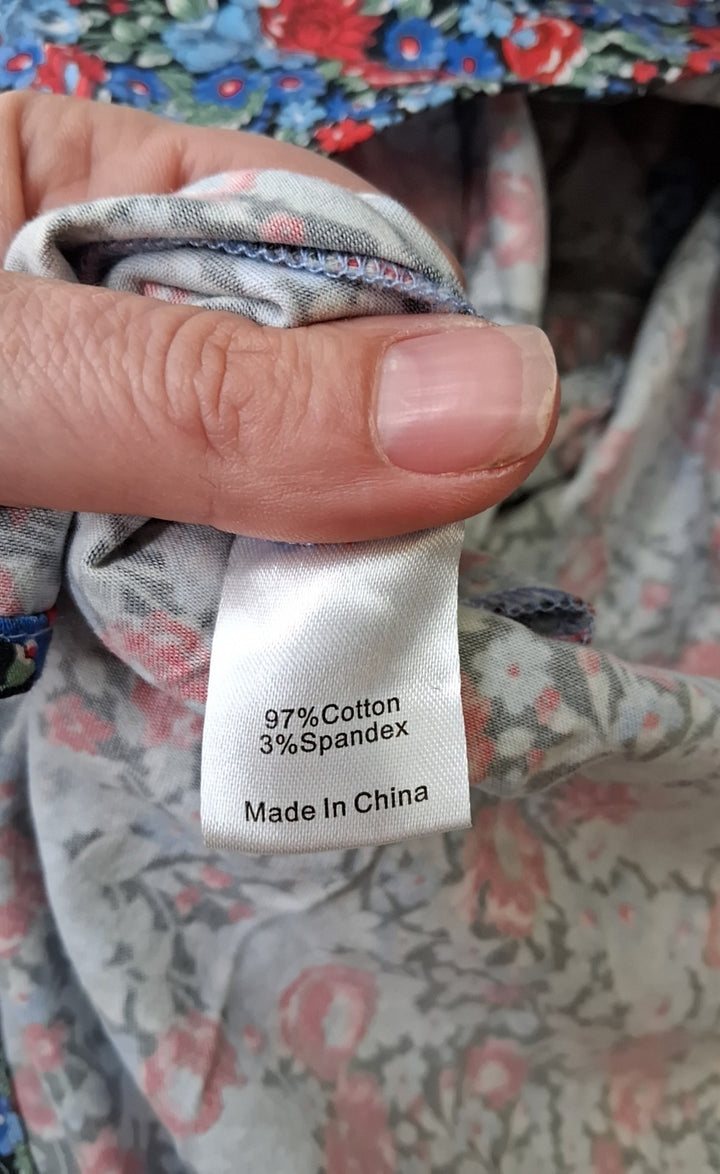 Size S TUCKERNUCK Blue Print Dress