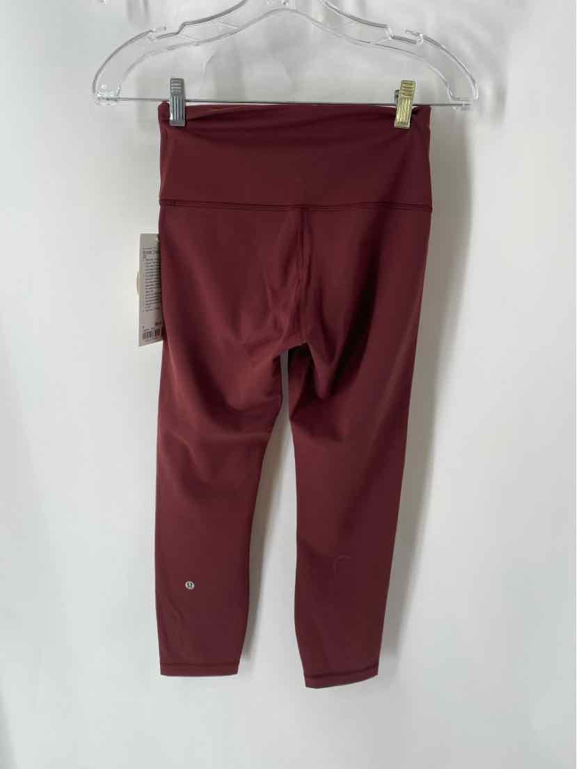 Size 6 Lululemon Burgundy Pants