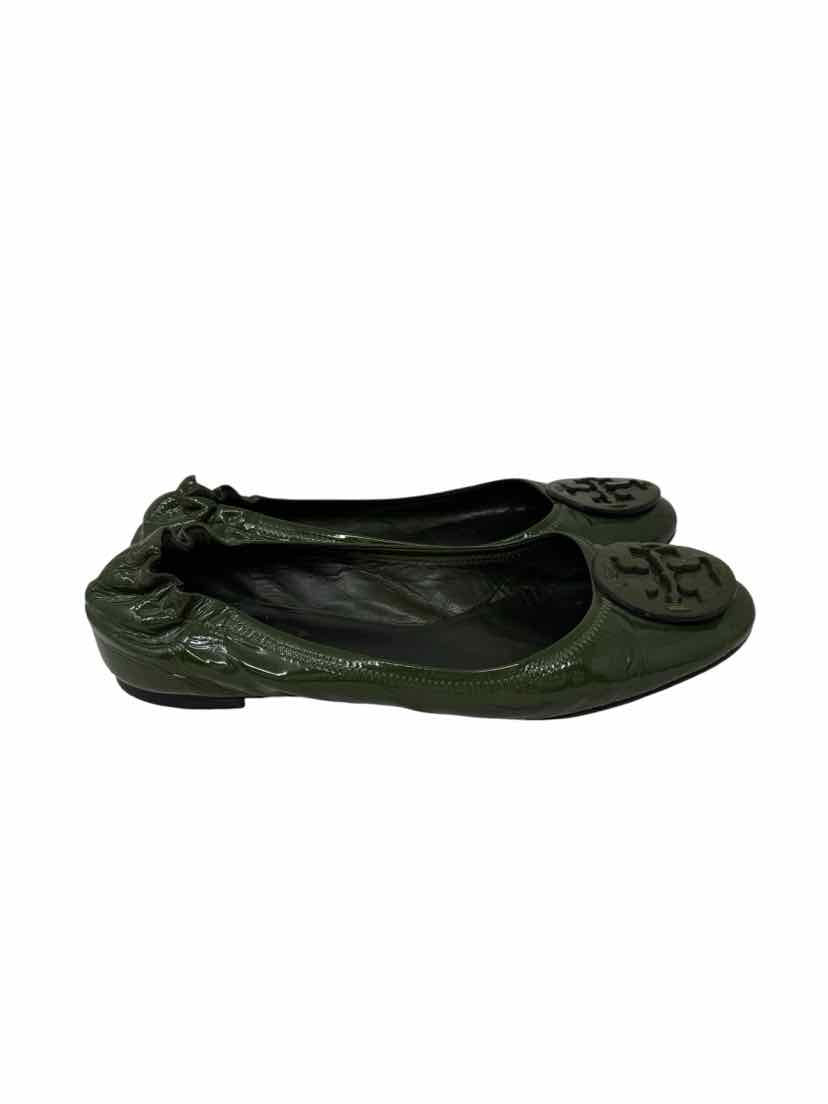 Shoe Size 9 Tory Burch Green Flats