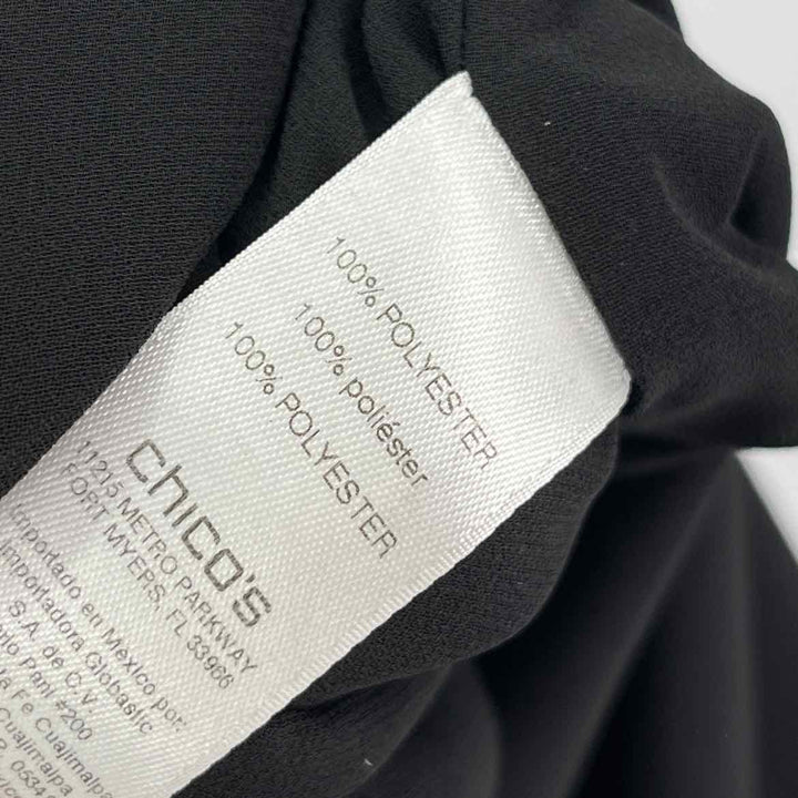 Size XL Chico's Black Shirt