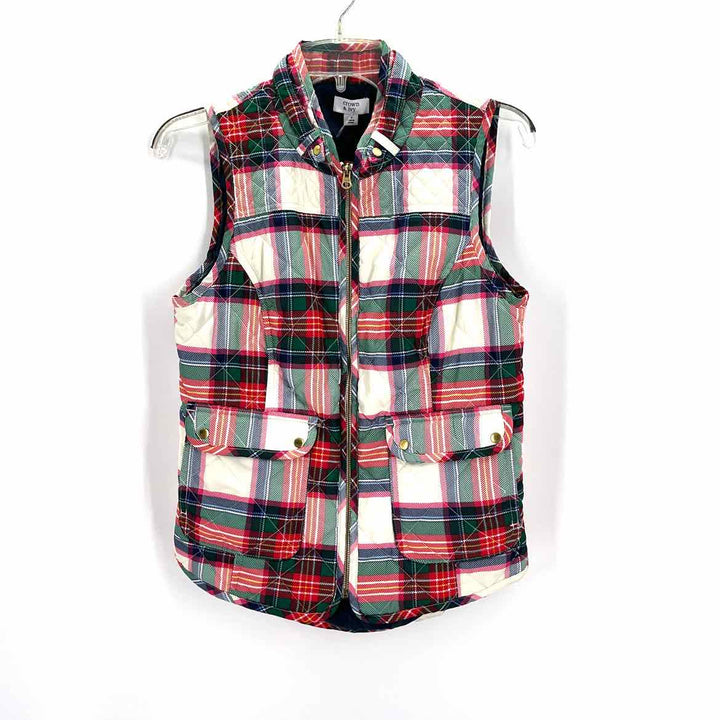 Size S CROWN & IVY Multi-Color Vest