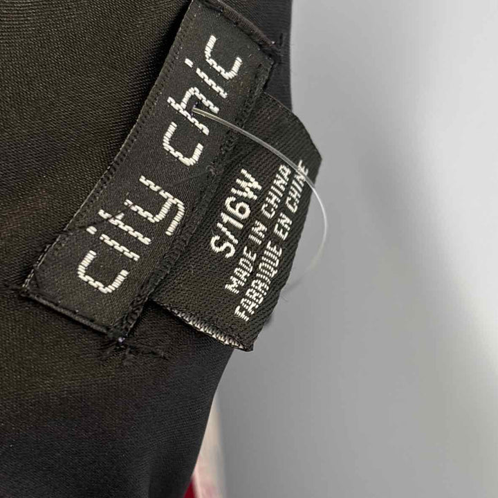 Size 16W CITY CHIC Black PROM