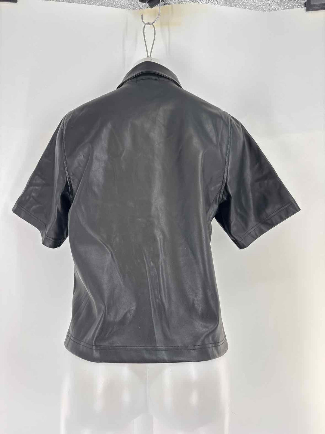 Size M EVEREVE Black Leather Shirt