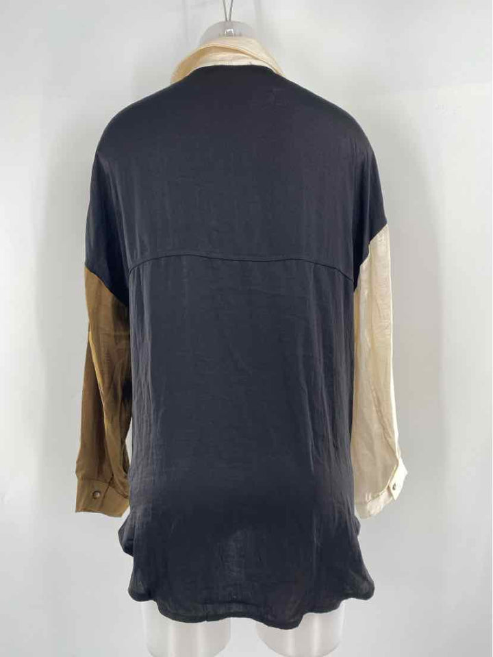Size M FABRIK Brown Shirt