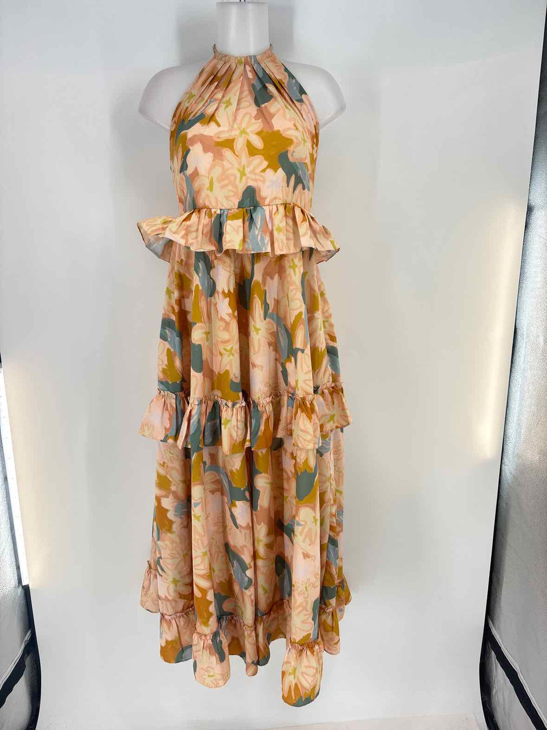 Size S ORANGE PRINT Dress