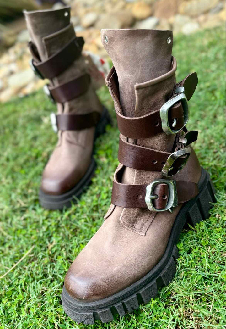 Shoe Size 40 AS 98 Brown Leather Boots