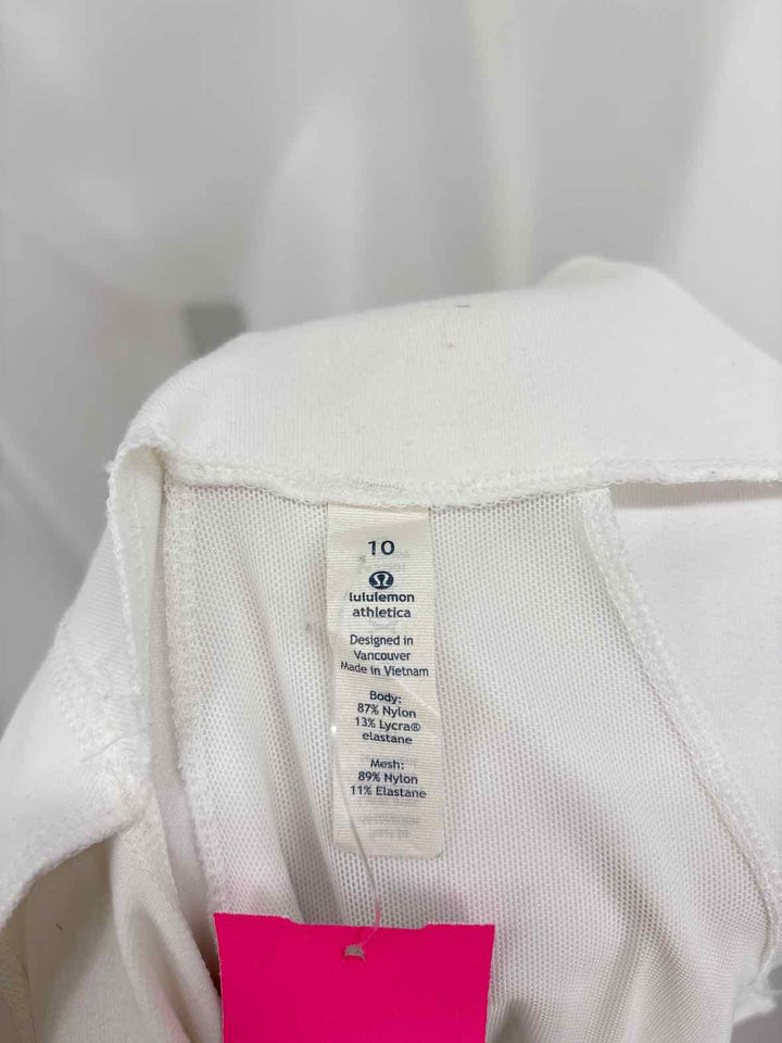 Size 10 Lululemon White Jacket