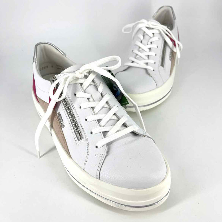 Shoe Size 39 Multi-Color Leather Sneakers