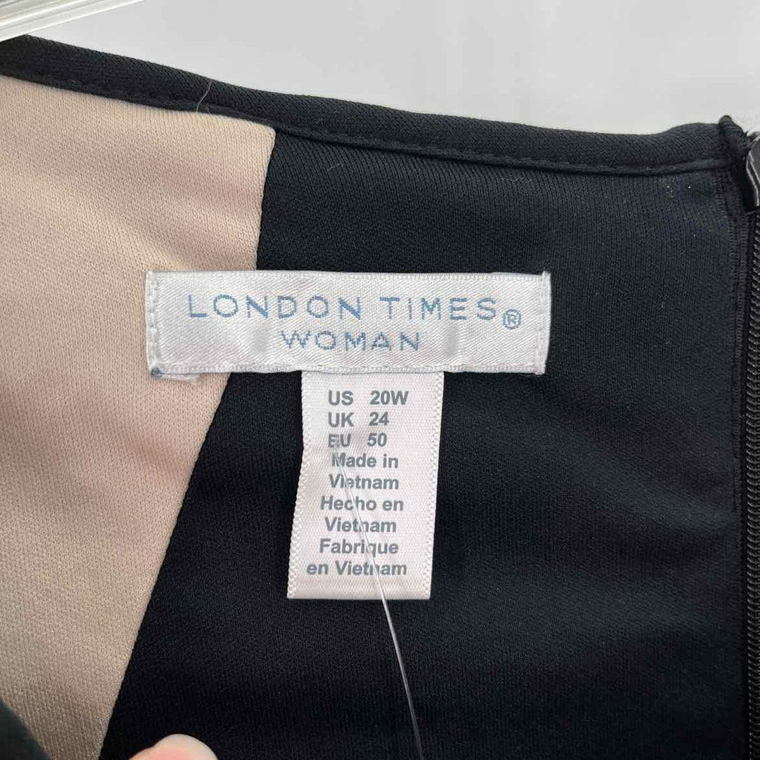 Size 20 LONDON TIMES Black Dress