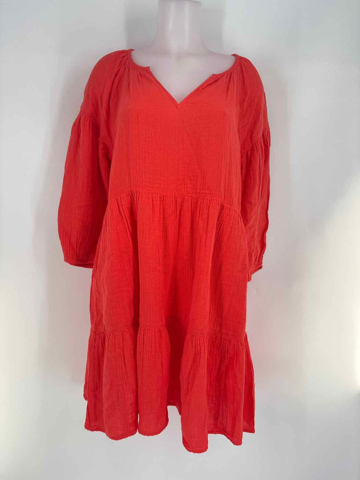 Size M SOMA Orange Dress