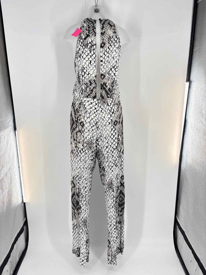 Size M HALE BOB White Print Romper