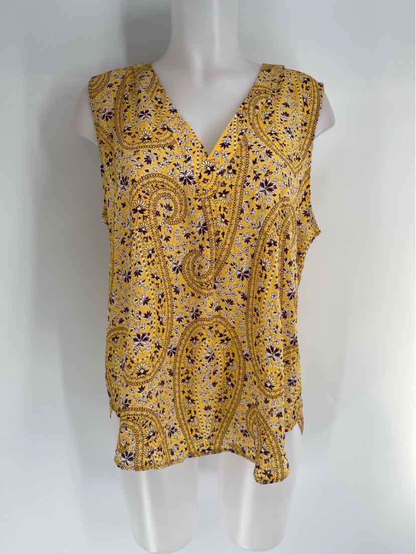 Size L Ann Taylor Yellow Shirt