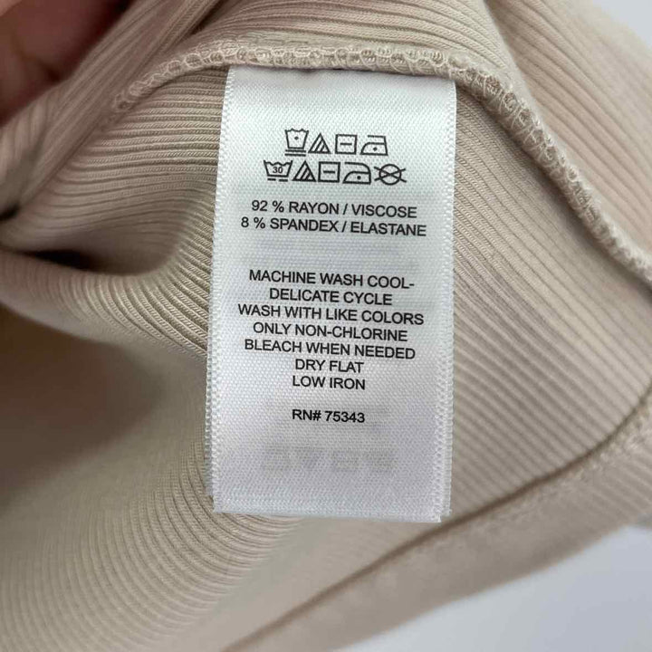Size L TAHARI Beige Shirt