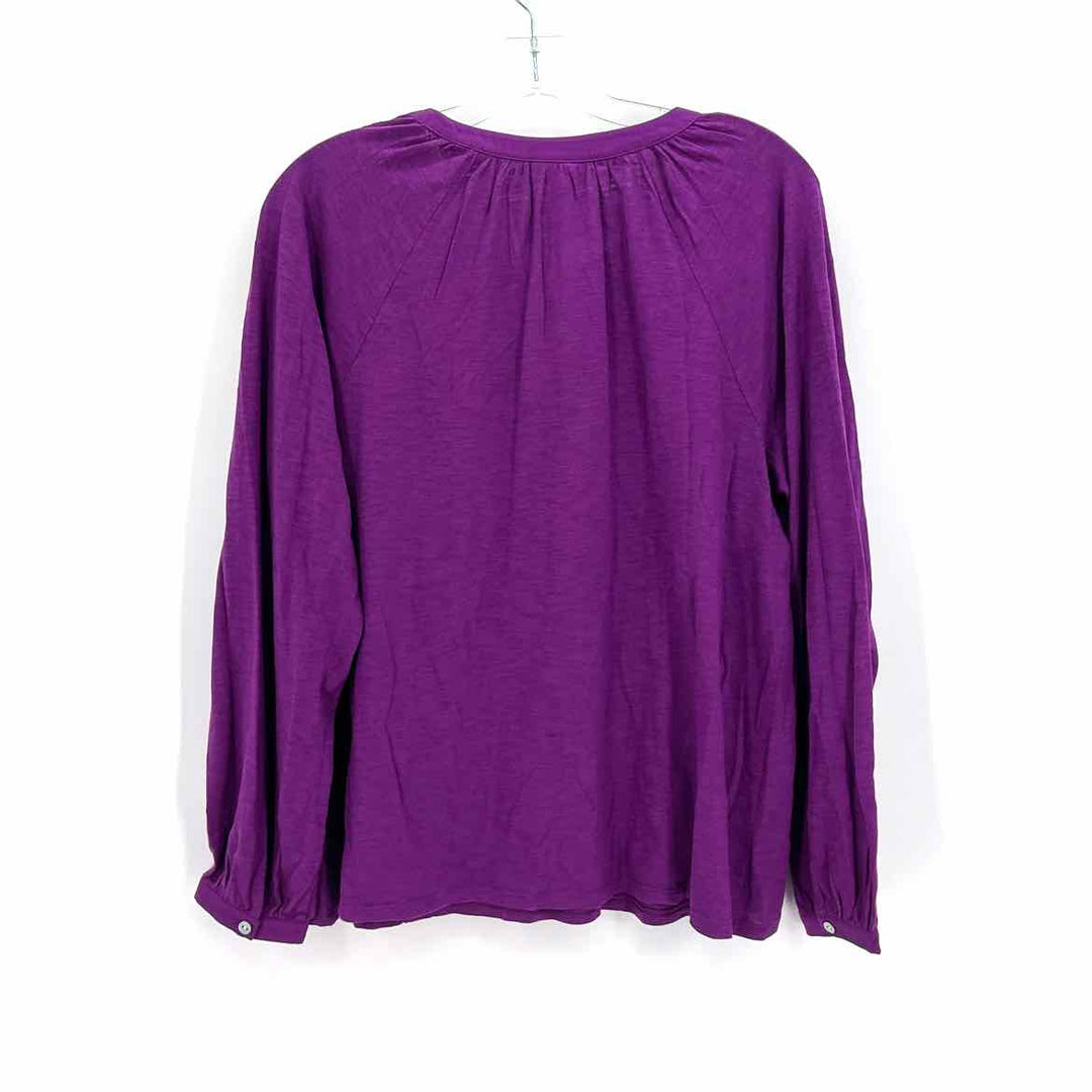 Size M J JILL Purple Shirt