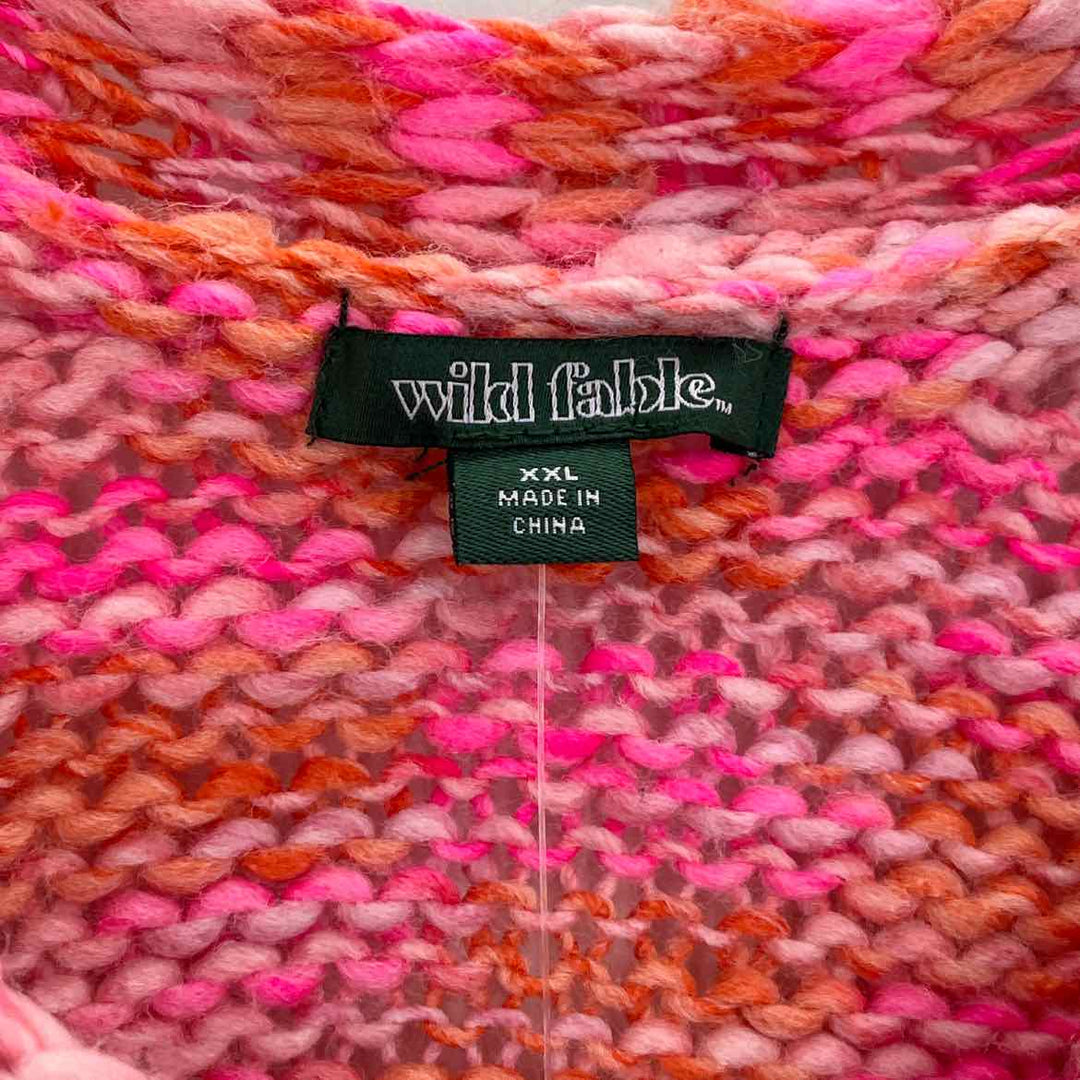 Size 2X WILD  FABLE Pink Cardigan