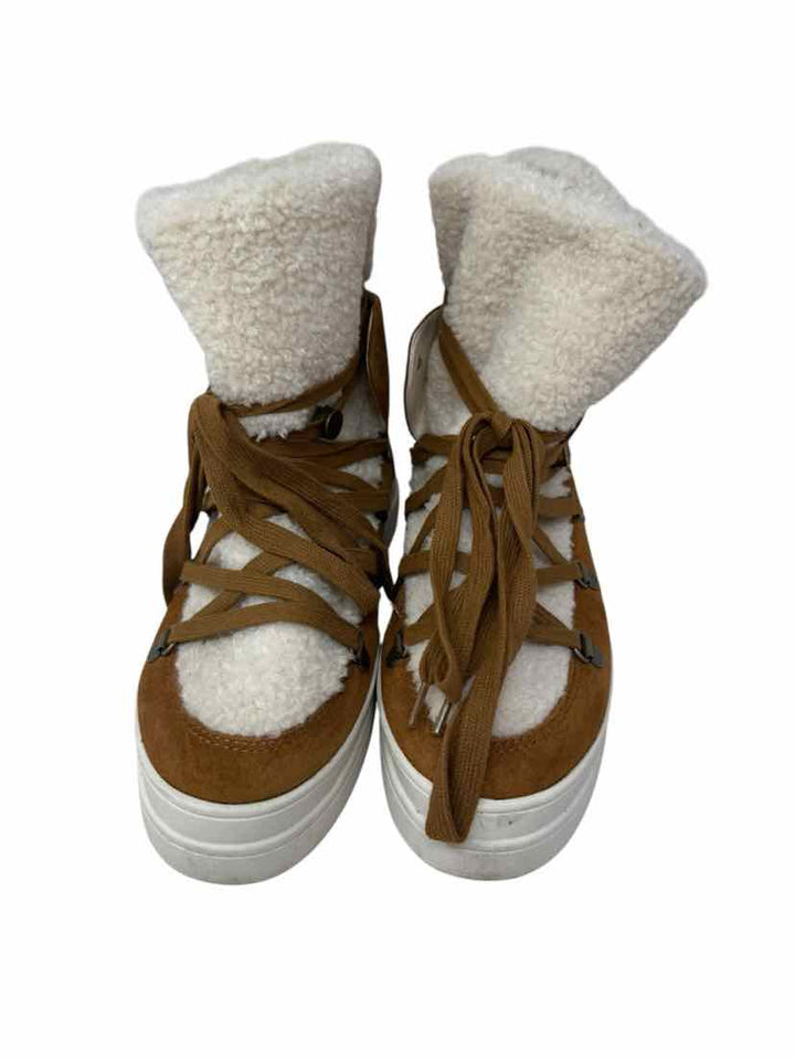 Shoe Size 8.5 j slides Brown Suede Boots