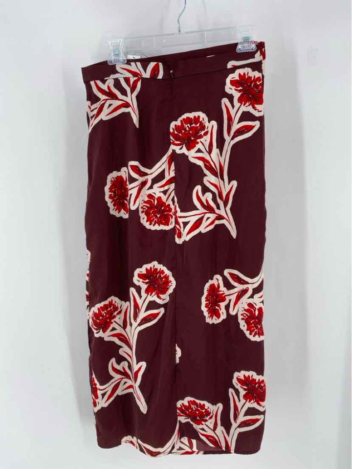 Size 6 Banana Republic Burgundy Skirt