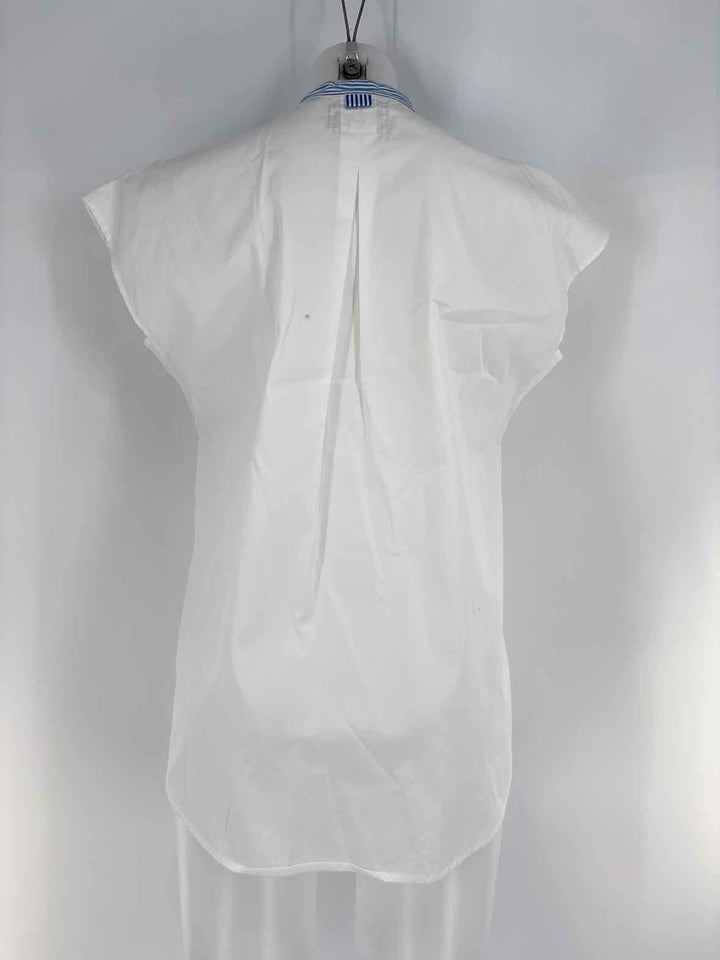 Size 8 FACONNABLE Navy Shirt