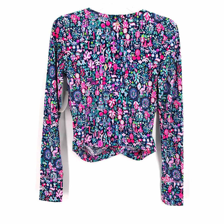 Size S Lilly Pulitzer Blue Print Shirt
