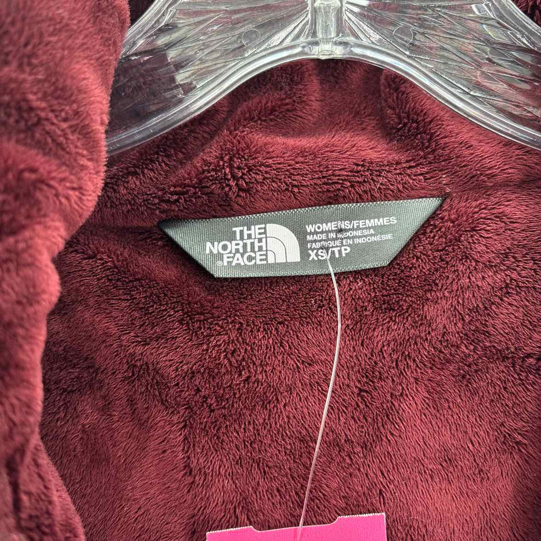 Size XS Northface Burgundy Coat