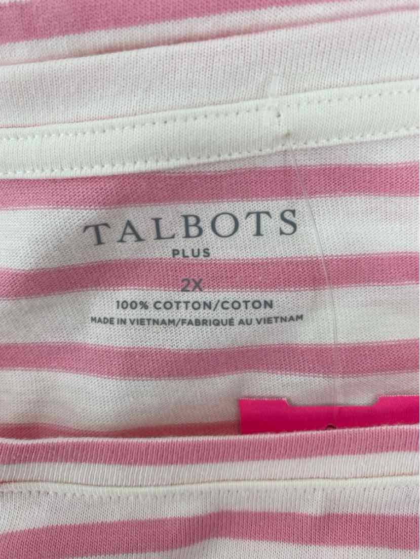 Size 2X Talbots Pink Shirt