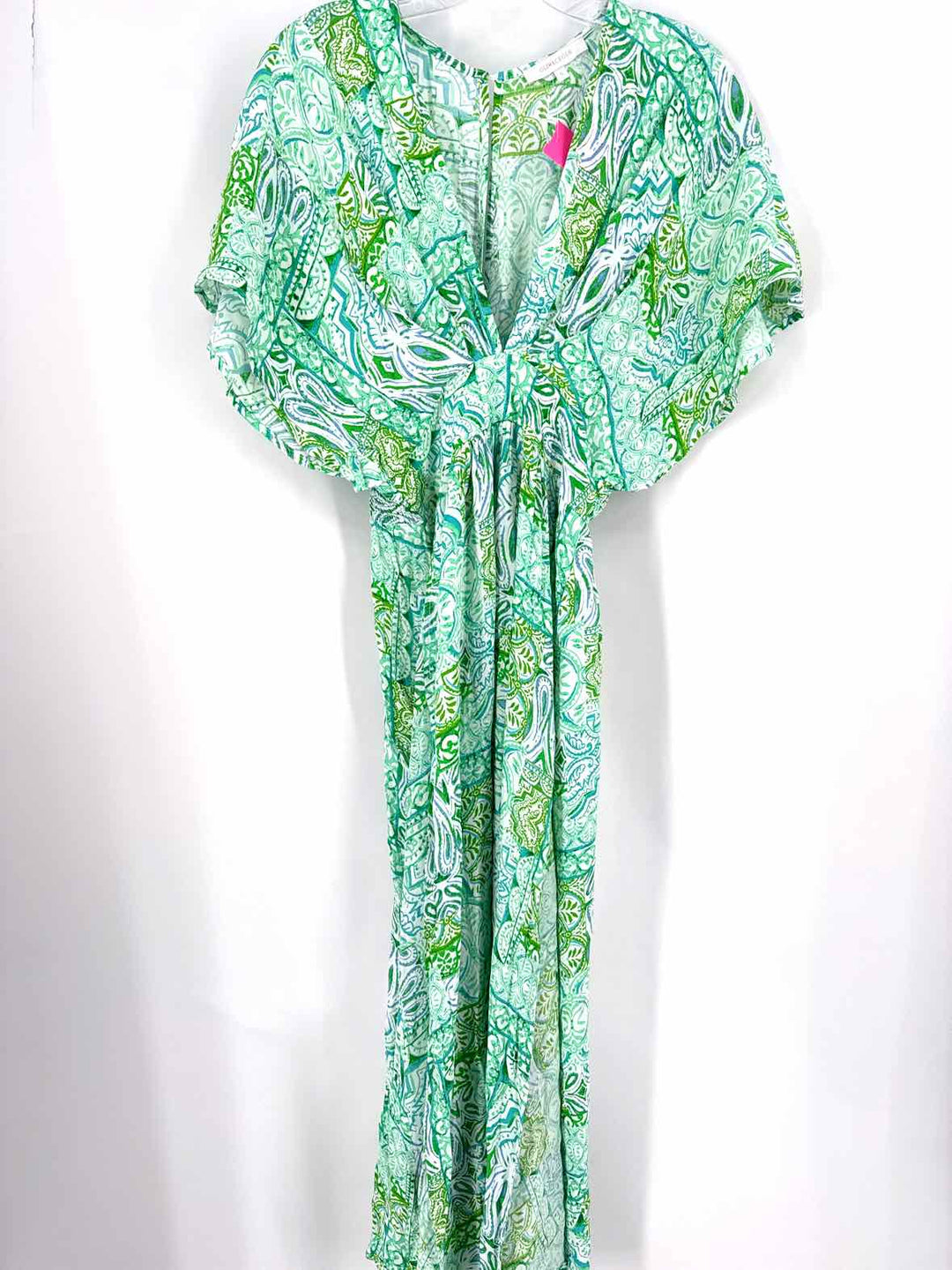 Size S OLIVACEOUS Green Print Dress