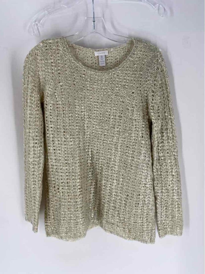 Size S Chico's Silver Sweater