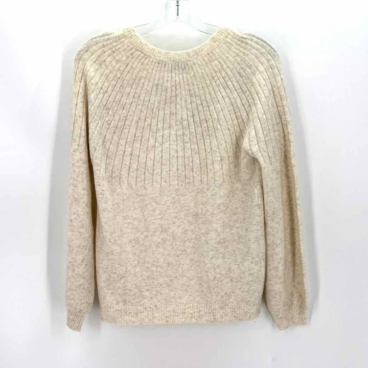 Size S LOFT Ivory Knit Sweater