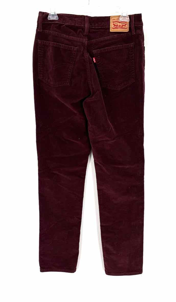 Size 30 Levi's Burgundy Corduroy Pants