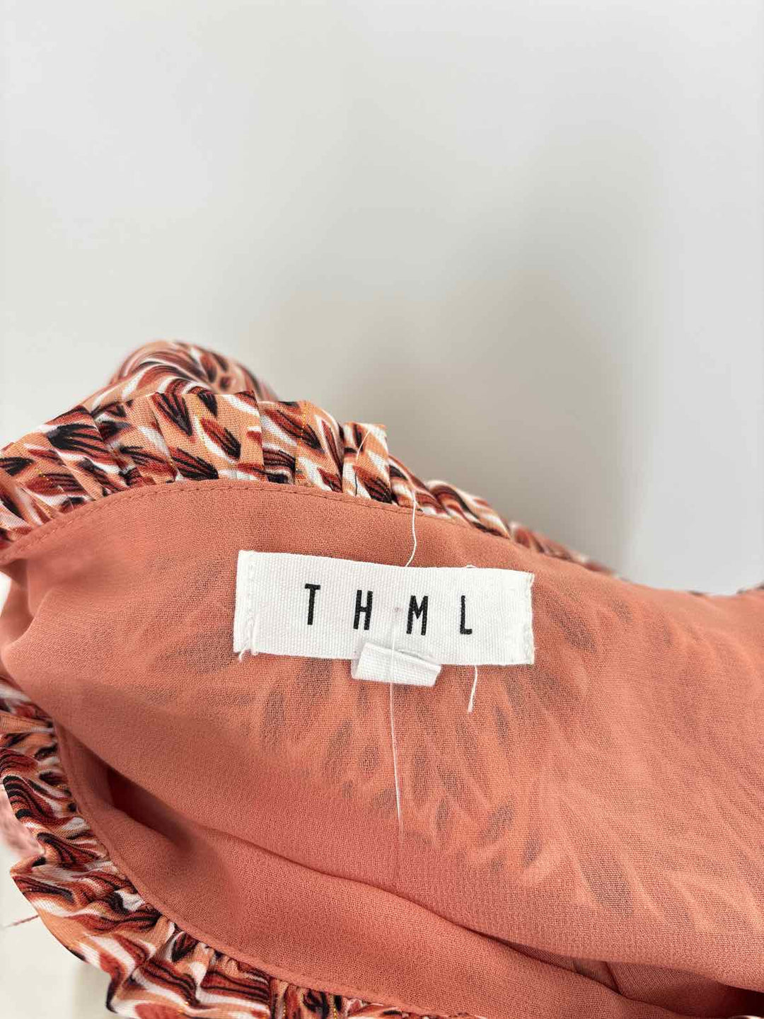 Size M THML ORANGE PRINT Dress