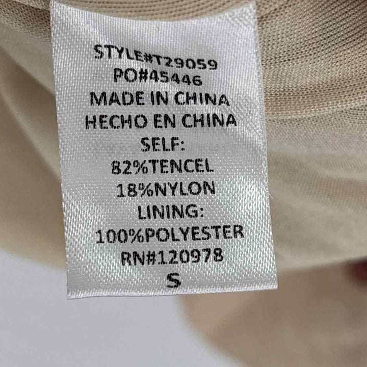Size S ENTRO Tan Shirt