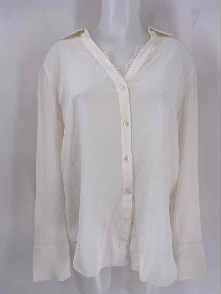 Size XL TAHARI Ivory Shirt