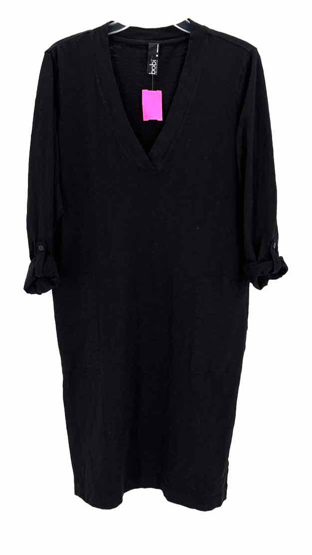 Size M Black Cotton Dress