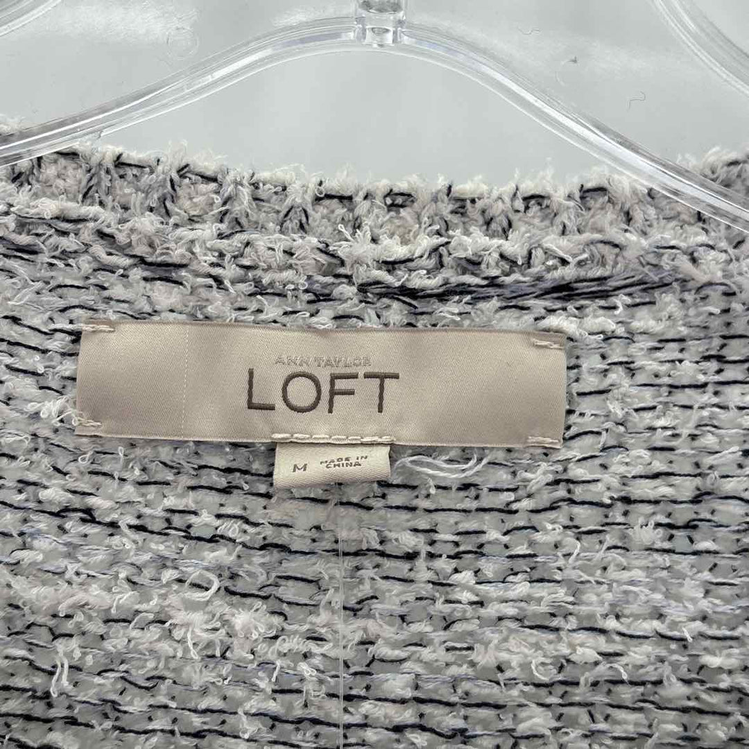 Size M Ann Taylor Ivory Cardigan