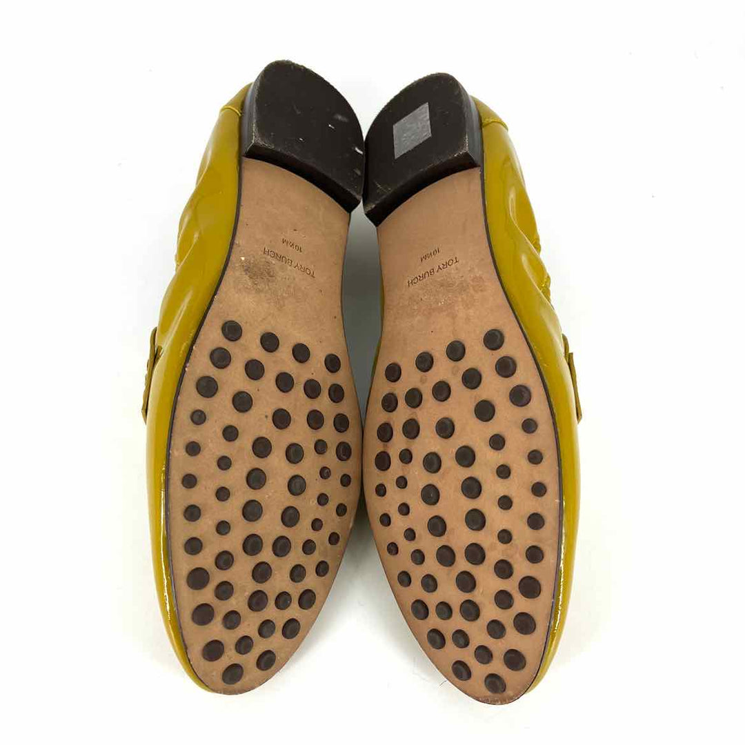 Shoe Size 10.5 Tory Burch Green PATENT Flats