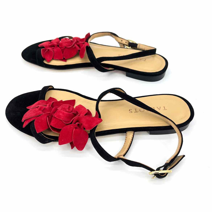 Shoe Size 7.5 Talbots Black Suede Sandals