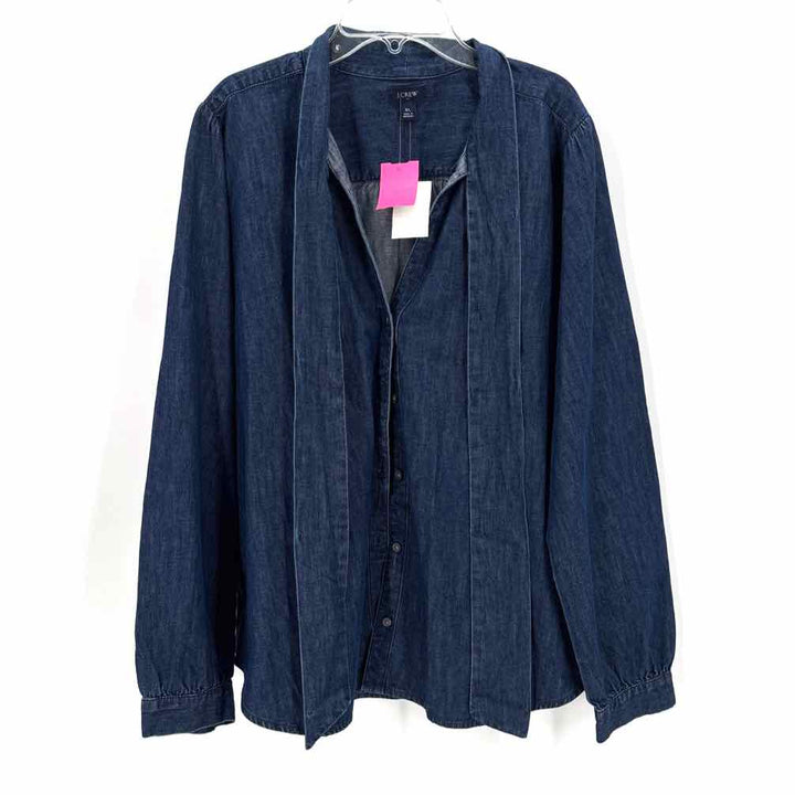 Size XL J Crew Blue Denim Shirt