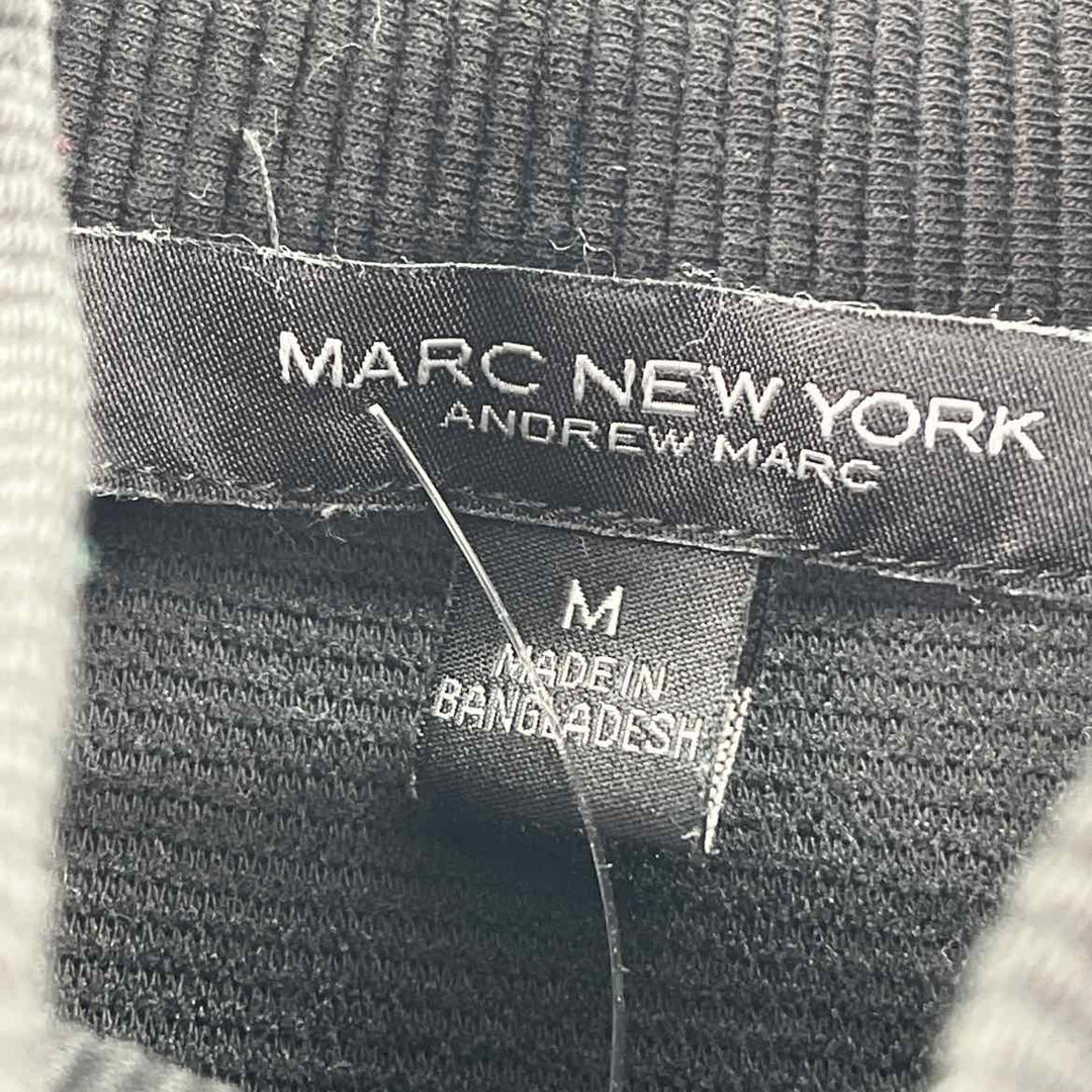 Size M Andrew Marc Black Knit Shirt