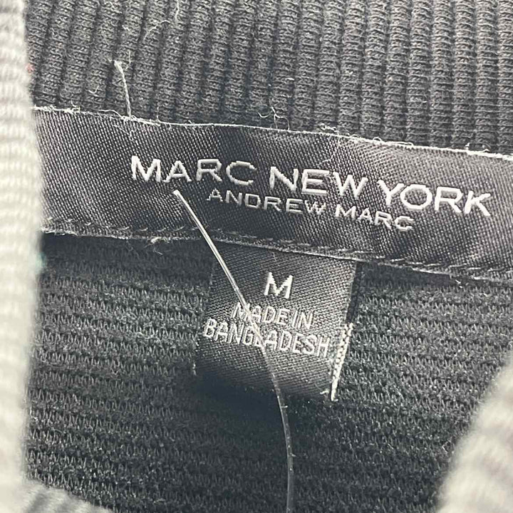 Size M Andrew Marc Black Knit Shirt