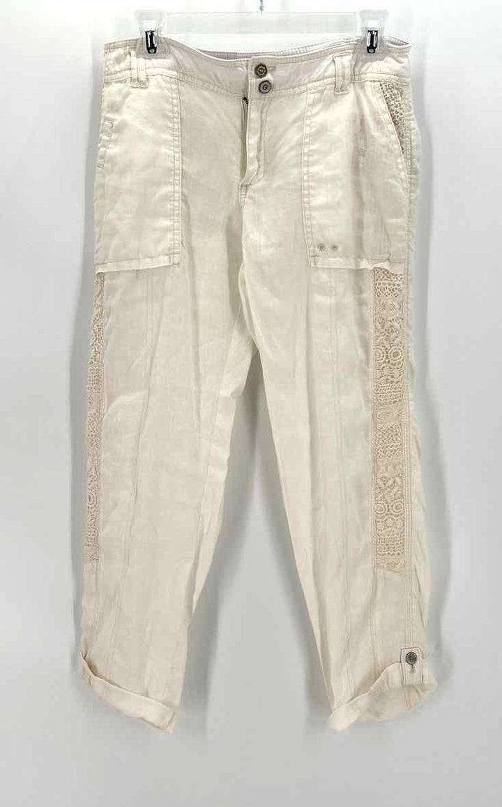 Size 28 Ivory Linen Pants
