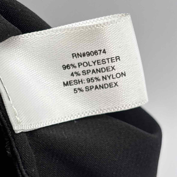 Size 6 BOSTON PROPER Black Sateen Shirt