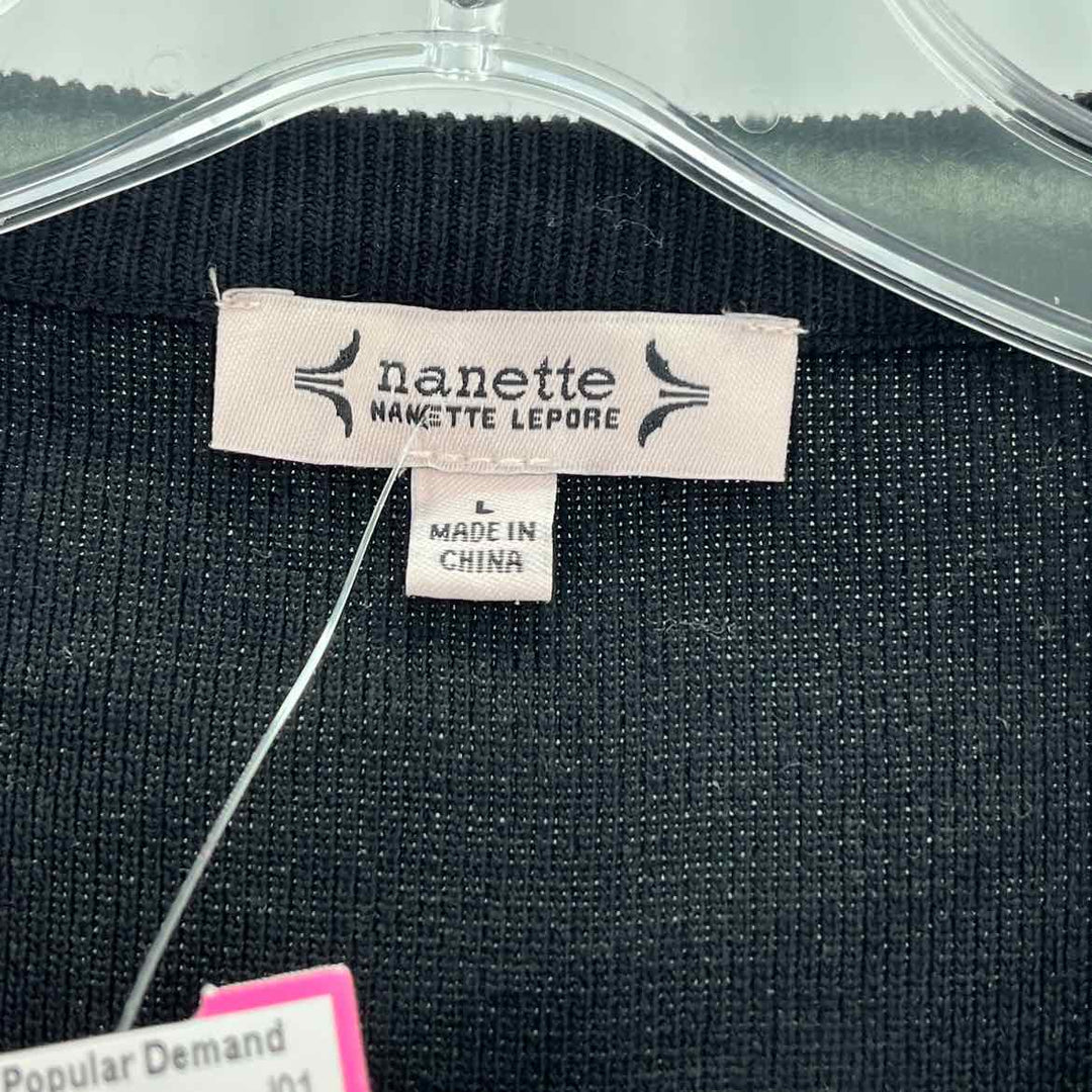 Size L NANETTE LEPORE Black Sweater