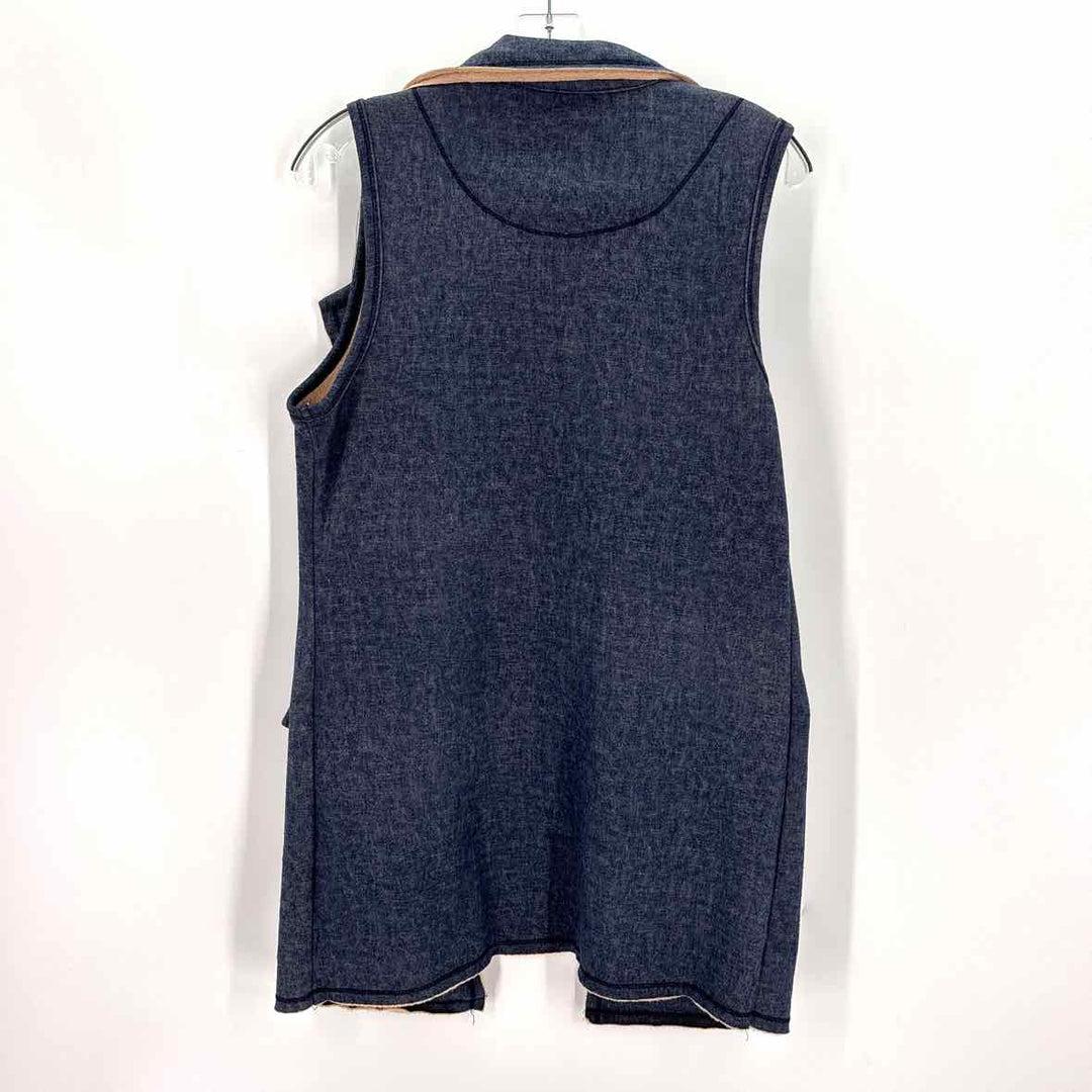 Size 8 HEM & THREAD Blue Sweater