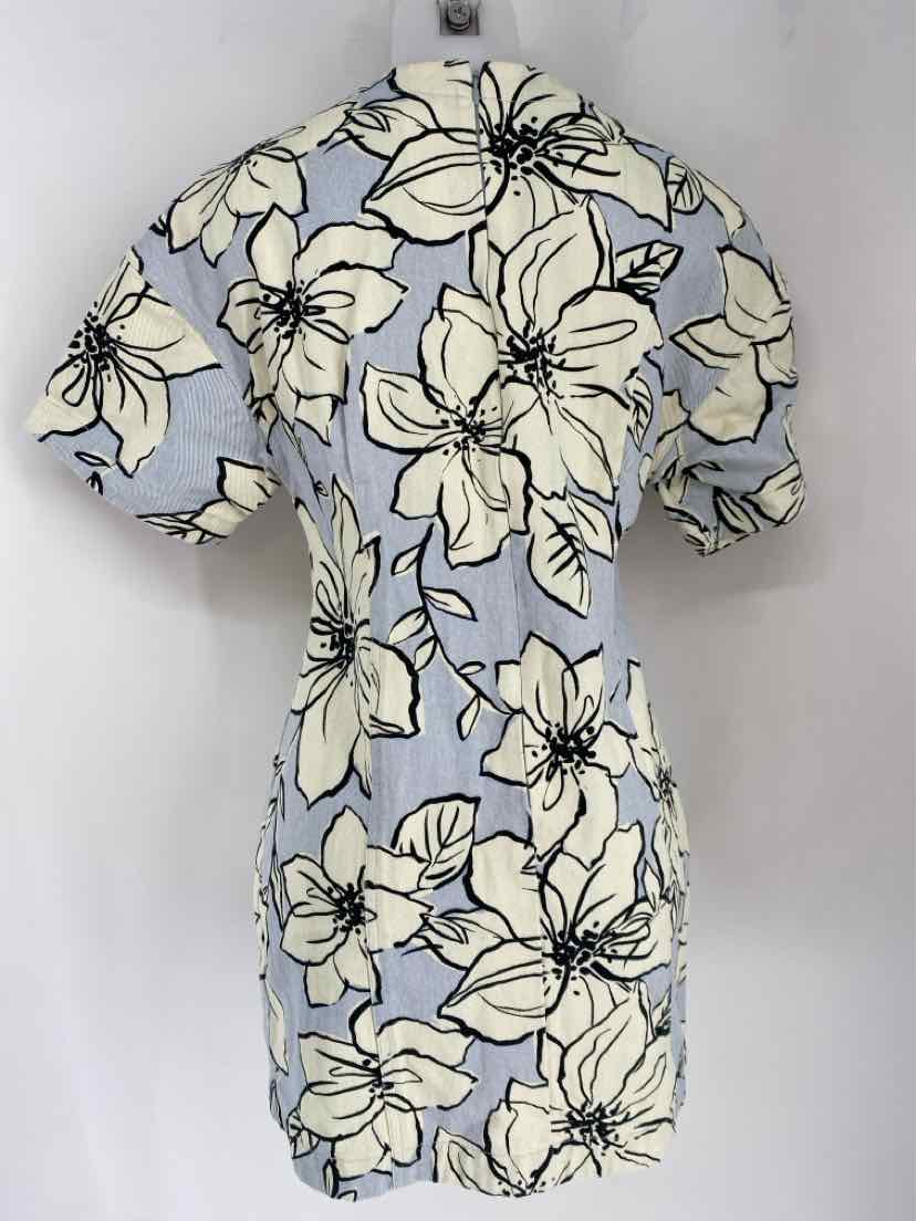 Size S Blue Print Dress