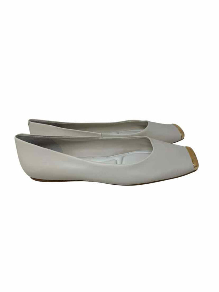 Shoe Size 9 FRANCO SARTO Ivory Leather Flats