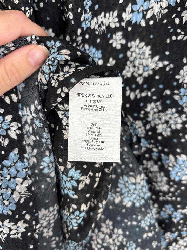 Size 10 VERONICA BEARD Blue Print Dress