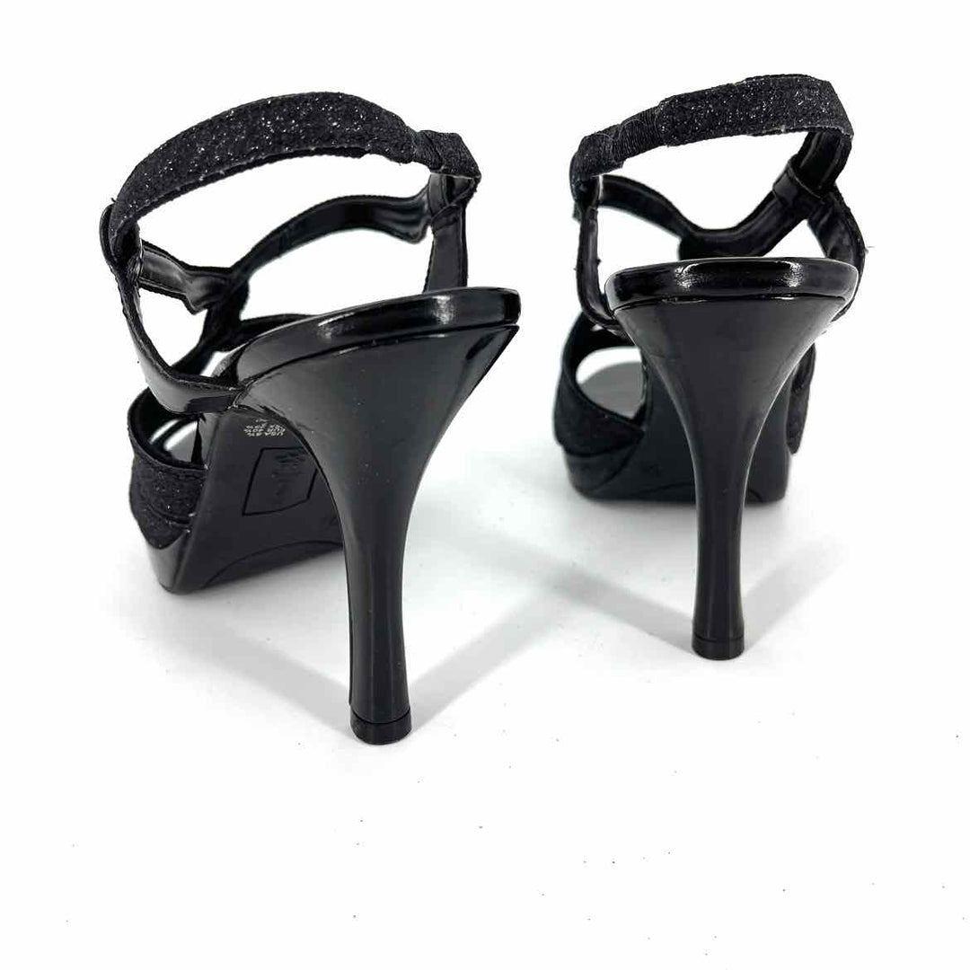Shoe Size 8.5 Black Patent Sandals