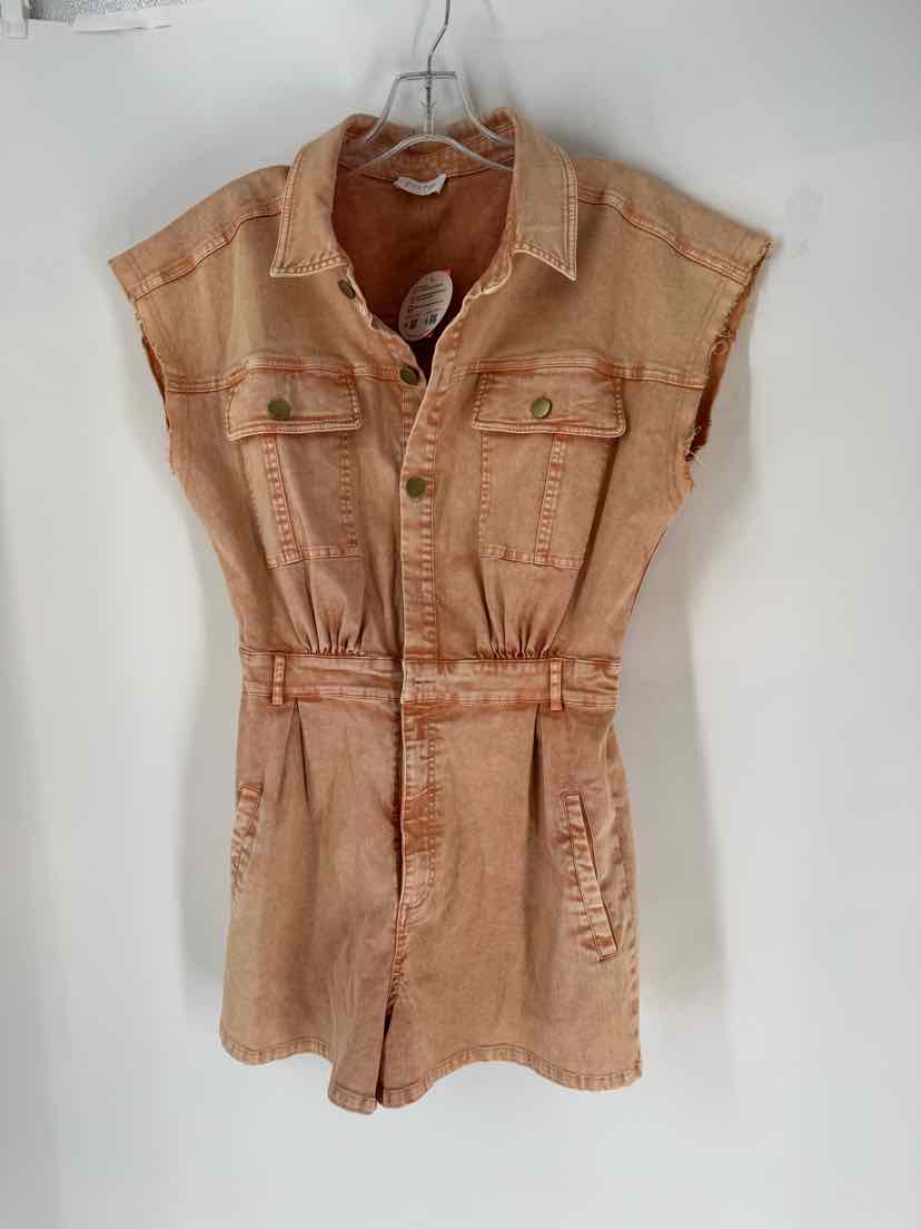 Size M FATE Orange Romper