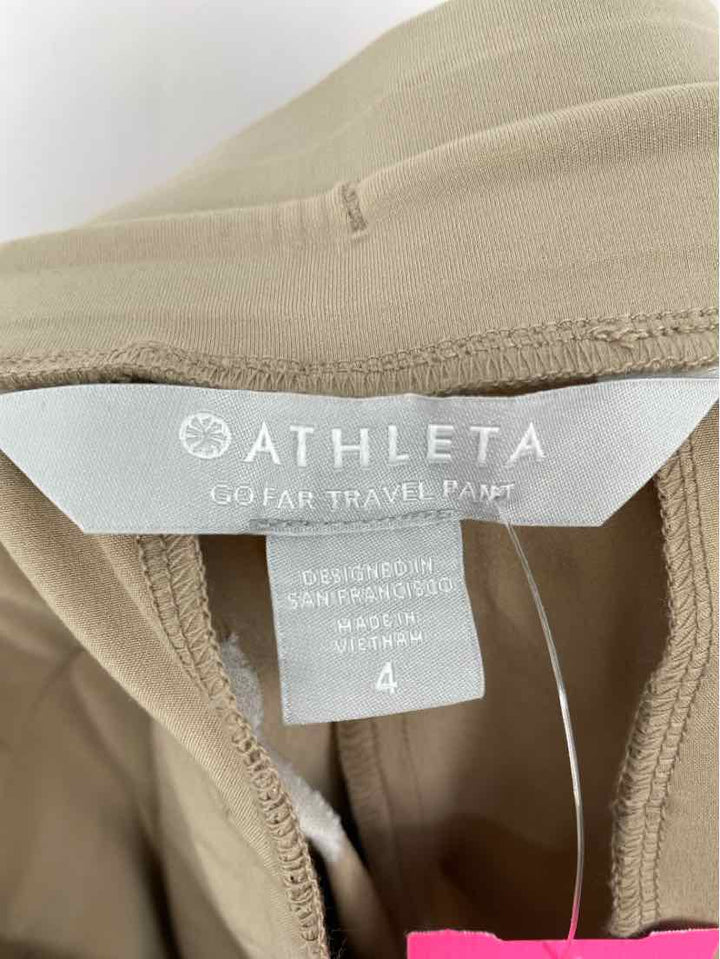 Size 4 Athleta Tan Pants